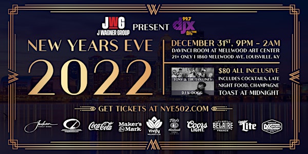 New Year's Eve 2022 with Tony & The Tan Lines & DJ K-Dogg