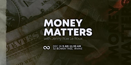 Imagem principal do evento Money Matters with Jenny Rae Le Roux