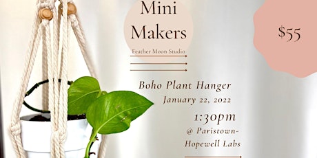 Mini Makers Boho Plant hanger primary image