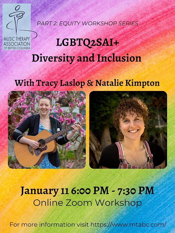 
		MTABC CE Workshop, Equity Series #2.  LGBTQ2SAI+ diversity and inclusion. image
