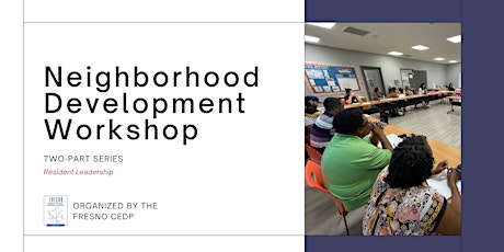 CEDP  Neighborhood Development Workshop tickets