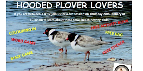 Junior Nature Workshop: Hooded Plover Lovers tickets