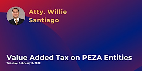 Value Added Tax on PEZA Entities tickets