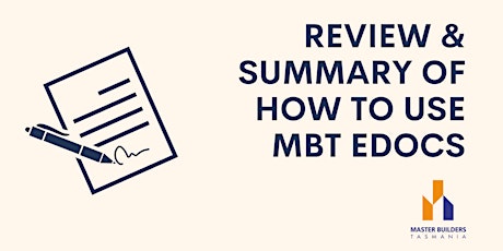Review & Summary of How to Use MBT eDocs