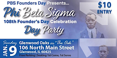 Phi Beta Sigma Founder's Day 108th Celebration! (Day Party) primary image