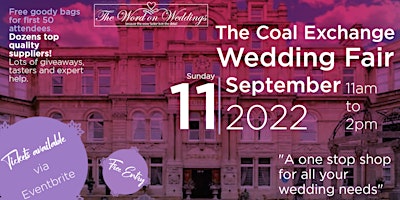 The Coal Exchange Wedding Fair