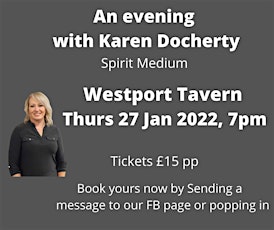 An evening with Karen Docherty - Spirit Medium tickets