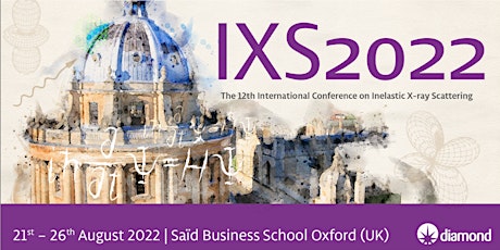 12th International Conference on Inelastic X-ray Scattering (IXS2022) tickets