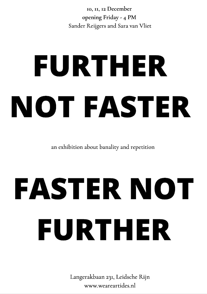 
		Further not Faster - Faster not Further image
