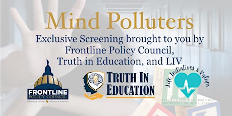 Mind Polluters Screening - WE ARE NOT SOLD OUT. SEE BELOW