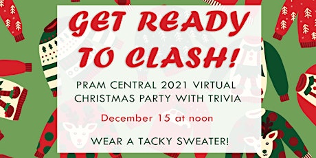Christmas PRAM meeting with Christmas Trivia and a Tacky Sweater Contest!