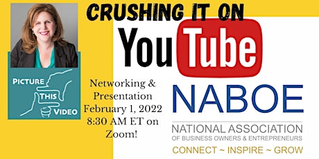 NABOE INSPIRE with Daya Naef: Crushing it on YouTube! tickets