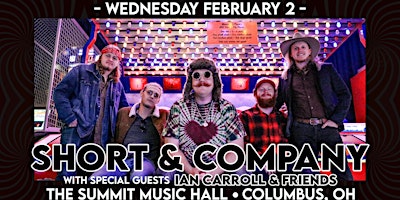 Weird Wednesday feat SHORT & COMPANY – Wednesday February 2