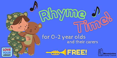 Rhyme Time at Rugby Library  January 2022 (limited numbers) tickets