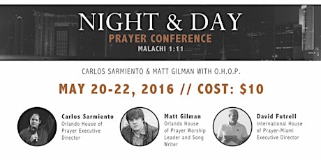 Night & Day Prayer Conference primary image