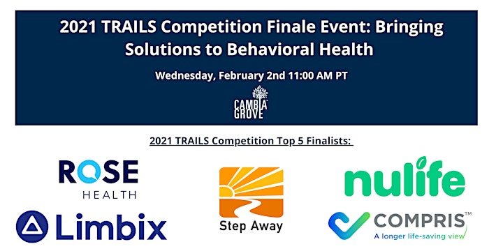 
		TRAILS Competition Virtual Pitch: Bringing Solutions to Behavioral Health image
