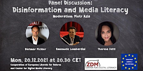 Hauptbild für European Liberals for Reform Panel: Misinformation and Media Literacy
