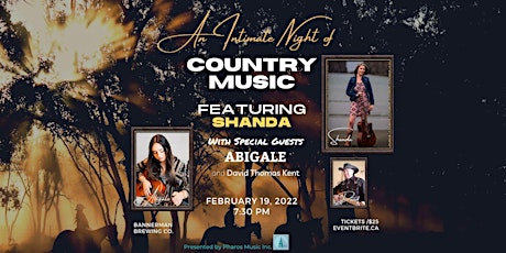 An Intimate Night of Country Music tickets