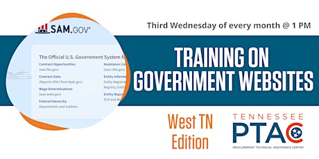 Training on Government Websites - West TN tickets