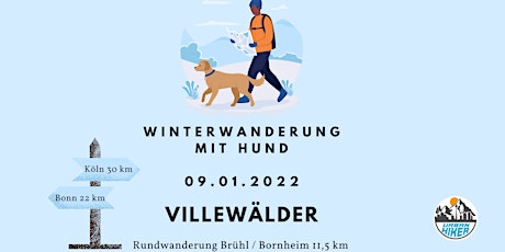 Hauptbild für Winterwandern mit Hund - Villewälder (Brühl, Bornheim) - 11,5 km