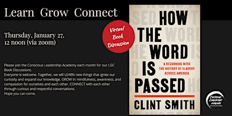 January 2022 - Learn, Grow, Connect Book Discussion tickets