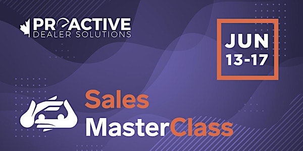June - Canadian Sales MasterClass