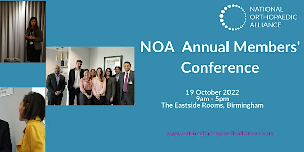 National Orthopaedic Alliance Annual Members Conference 2022