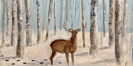 Deer in the Aspens 2-Session Painting Class (oils or acrylics) primary image