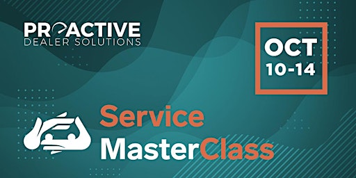 October - Service MasterClass