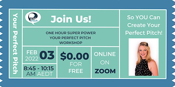 One Hour Super Power Your Perfect Pitch