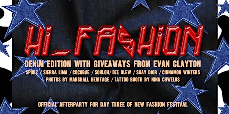 HI FASHION - DENIM EDITION with giveaways from EVAN CLAYTON. primary image