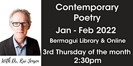 Contemporary Poetry @ Bermagui Library, or online via Zoom (Jan - Feb 2022) tickets