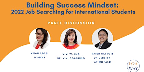 Building Success Mindset: 2022 Job Searching for International Students primary image