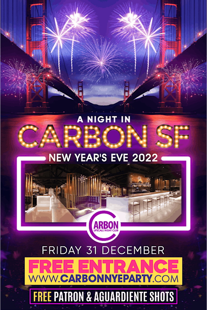  New Year’s Eve Party @ Carbon Lounge • Free guest list image 