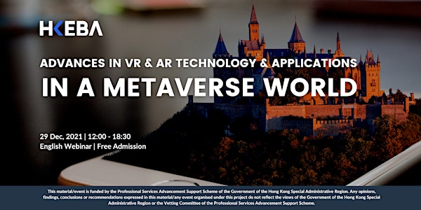 Advances in VR and AR Technology & Applications in a Metaverse World
