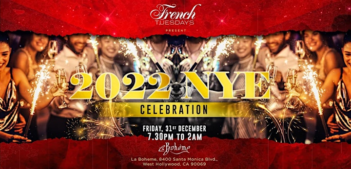 
		New Year's Eve Cabaret by French Tuesdays (Dinner and Bottle Service only) image
