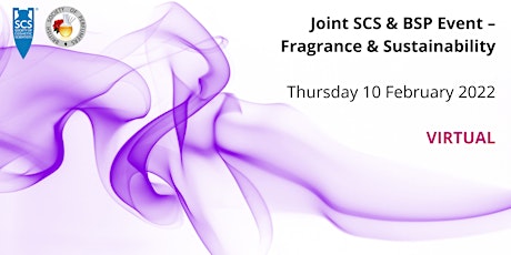 Joint SCS & BSP event – Fragrance & Sustainability tickets