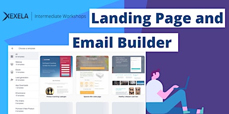 Landing Page and Email Builder biglietti