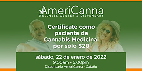 AMERICANNA: Certificación de Pacientes de CM (sábado, 22 de Enero de 2022) entradas