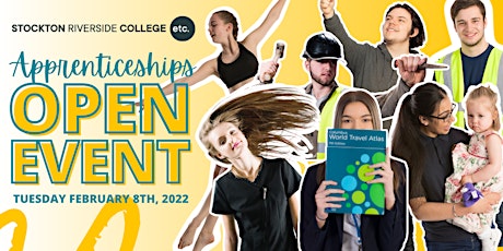 Stockton Riverside College Open Event - Tuesday 8th February - 5:30- 7:30PM tickets