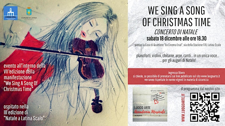 Immagine We Sing A Song Of Christmas Time - Concerto di Natale