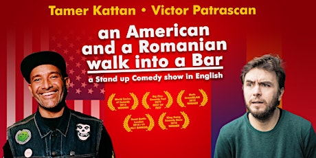 an American and a Romanian walk into a bar • Stand ingressos