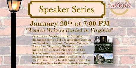 Speaker Series: "Women Writers Buried in Virginia" primary image