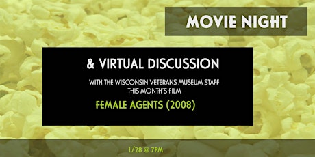 Movie Night Virtual Discussion - Female Agents (2008) billets