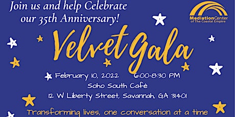 2022 Velvet Gala with the Mediation Center of the Coastal Empire tickets