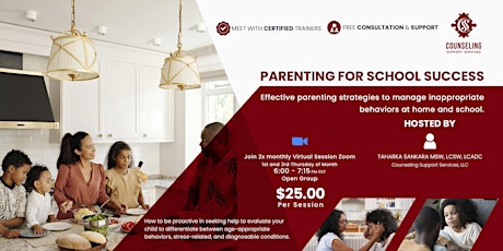 Parenting for School Success tickets
