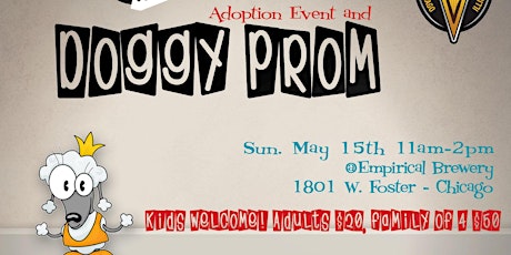New Leash on Life Chicago Doggy Prom 2016 and Adoption Event primary image