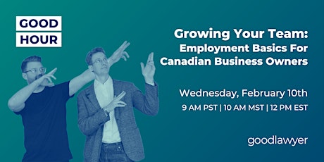 Growing Your Team: Employment Basics For Canadian Business Owners tickets