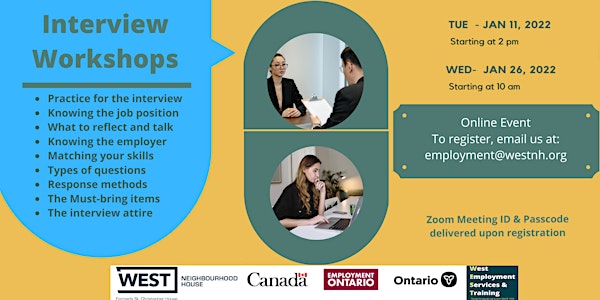 Interview Workshop – preparing for a successful job interview