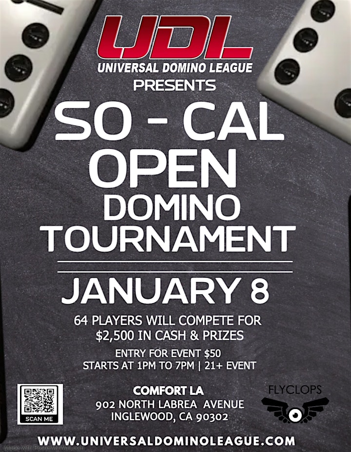 
		UDL Presents So - Cal Open Domino Tournament image
